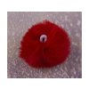 Pompon ze sztucznego futra z pętelką 7cm