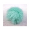 Pompon ze sztucznego futra z pętelką 7cm