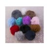 Faux fur pompom with loop 7cm