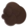 Brown felt bottom