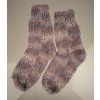 Knitted mohair socks