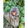 Crochet shaggy hedgehog