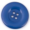 Knoflík 38 mm plastový NUT varianta modrá námořnická