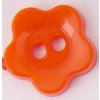 Knoflík květina FLORY varianta oranžový