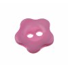Knoflík květina FLORY varianta středně růžová 12 mm