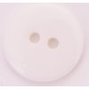 Knoflík 15 mm lesklý varianta bílý