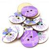 Button 24 mm lavender