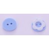 Knoflík 13 mm kytička varianta 3 modrý