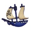 Exclusive knoflík plastový varianta Pirátská plachetnice