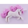 Exclusive knoflík plastový varianta Jednorožec růžový třpytivý