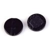 Knoflík 25 mm kulatý varianta 2 černo-stříbrný