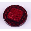 Knoflík 25 mm kulatý varianta 3 červený