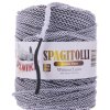 Příze Spagitolli Süslü bez lurexu varianta 18 - tmavě šedá