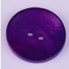 Knoflík 40 mm kulatý miskovitý varianta 1 fialový