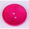 Knoflík 40 mm kulatý miskovitý varianta 6 malinový