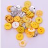 Knoflíky 10 - 15 mm MIX varianta 3 žluté