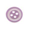 Button 12.5 mm pink with stripe