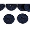 Knoflík 38 mm perleťový varianta tmavě modrý