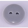 Knoflík 14,5 mm plastový varianta šedý