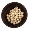 Korálek dřevěný kulatý ø10mm/20g varianta béžový