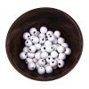Korálek dřevěný kulatý ø10mm/20g varianta bílý