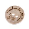 Wooden button hand made ? 20 mm