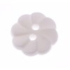 Knoflík květina ø 13mm varianta bílý