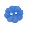 Knoflík květina ø 13mm varianta modrý