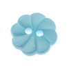 Knoflík květina ø 13mm varianta tyrkysový