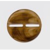 Knoflík plastový ø25mm varianta světle hnědý