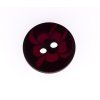 Plastic button 13.5 mm burgundy