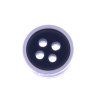 Plastic button 11 mm blue with stripe