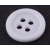 Knoflík 15 mm plastový varianta bílý