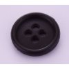 Knoflík 15 mm plastový varianta černý
