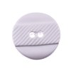 Knoflík 22mm s pruhem plastový varianta bílý