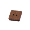 Button 23mm wooden square