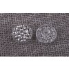 Guzik 13mm przezroczysty z kryształkami