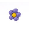 Knoflík 18mm květina plastový varianta fialový