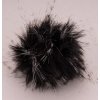 Bambule 8-12 cm z umělé kožešiny varianta černá