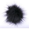 Bambule 13-15 cm z umělé kožešiny varianta černá