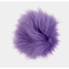 Bambule 10 cm z umělé kožešiny s poutkem varianta fialová