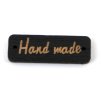 Našívací dřevěná značka 30x10 mm HAND MADE
