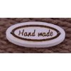 Sewing wooden sign 27x18 mm HAND MADE
