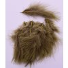Peří Marabu 10-16cm/10ks varianta khaki