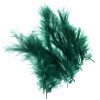 Peří Marabu 10-16cm/10ks varianta tmavě zelené