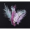 Peří Marabu 10-16cm/10ks varianta barevný mix