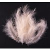 Peří Marabu 10-16cm/10ks varianta meruňkové