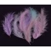 Peří Marabu 10-16cm/10ks varianta pastelové