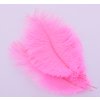 Peří z pštrosa 5 ks varianta 5 růžové