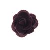Růže imitace kožešiny ø 50mm varianta bordó